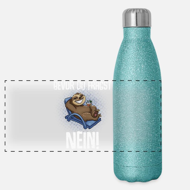 Bevor Du Fragst Nein! Panorama Glitzer Isolierflasche 500 ml