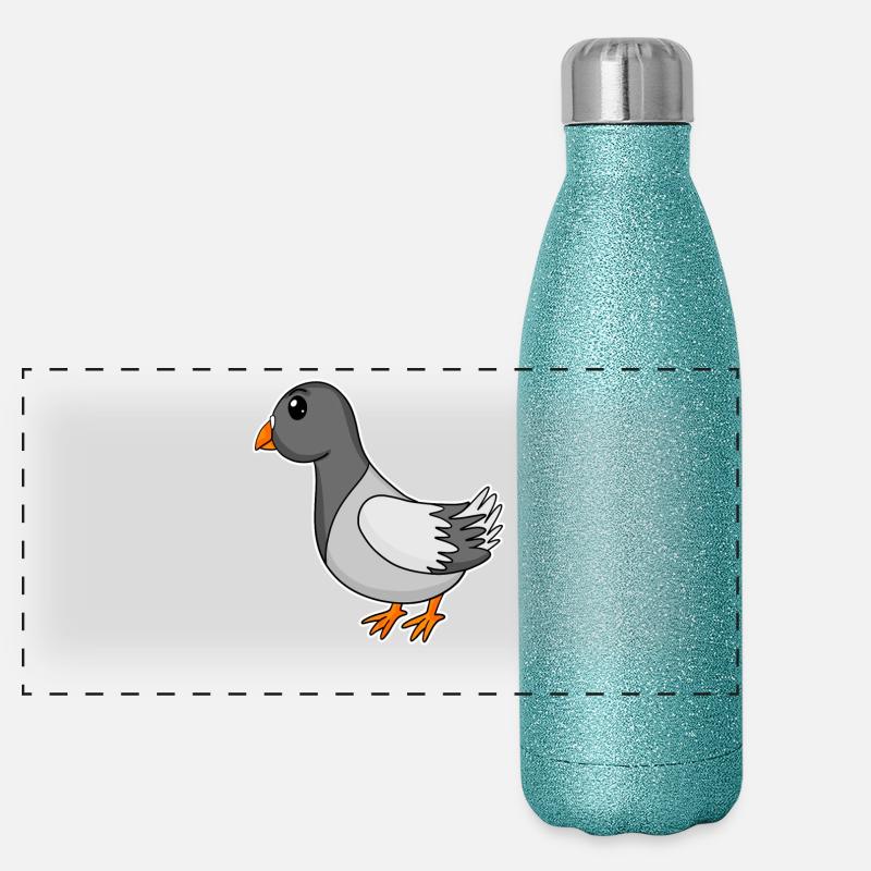 Dove Panoramic Glitter Thermal Bottle 500 ml