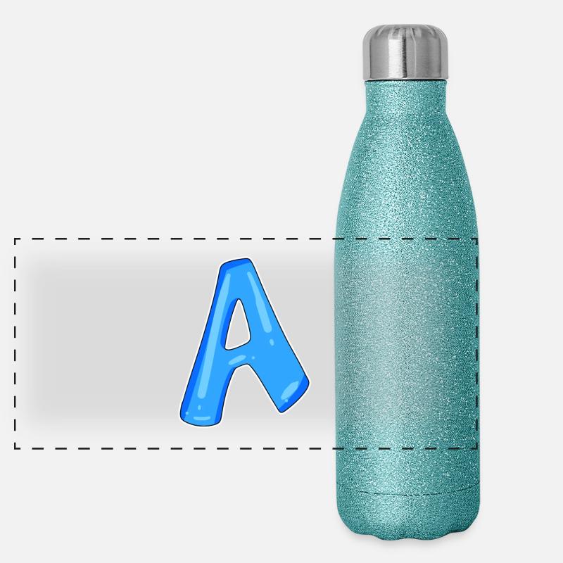point A Point initial Gourde isotherme panoramique pailletée 500 ml