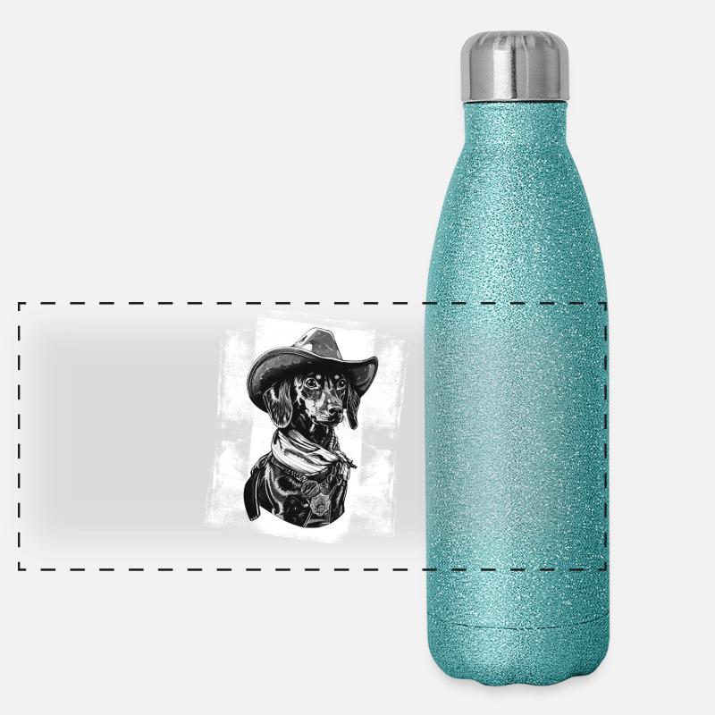 Sheriff Jamnik Panoramic Glitter Thermal Bottle 500 ml