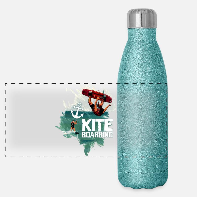 Chevauchez le vent Gourde isotherme panoramique pailletée 500 ml