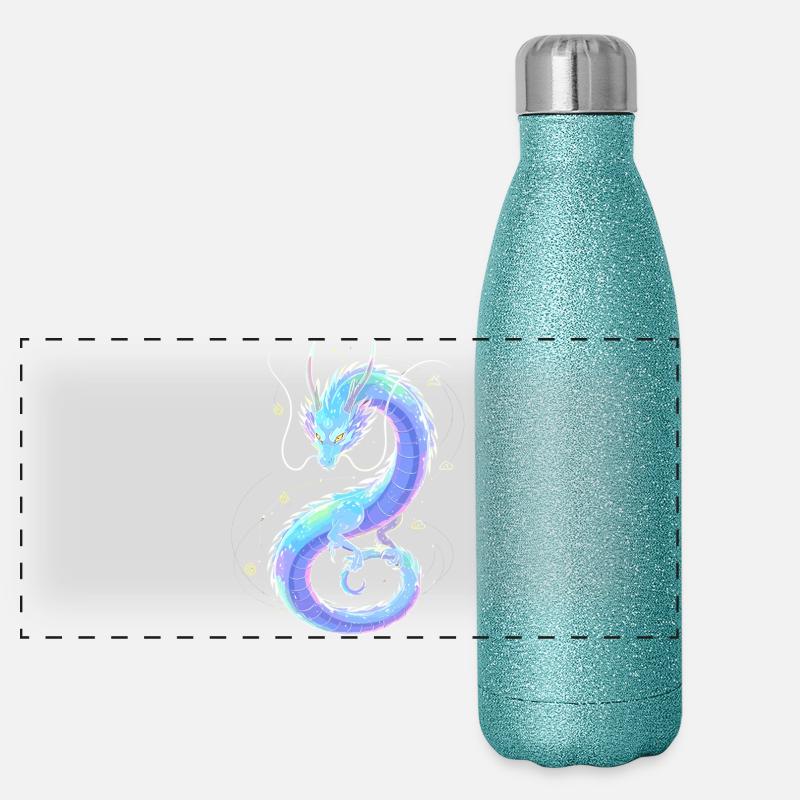 Mystic Aether Dragon | Soul Weaver Panoramic Glitter Thermal Bottle 500 ml