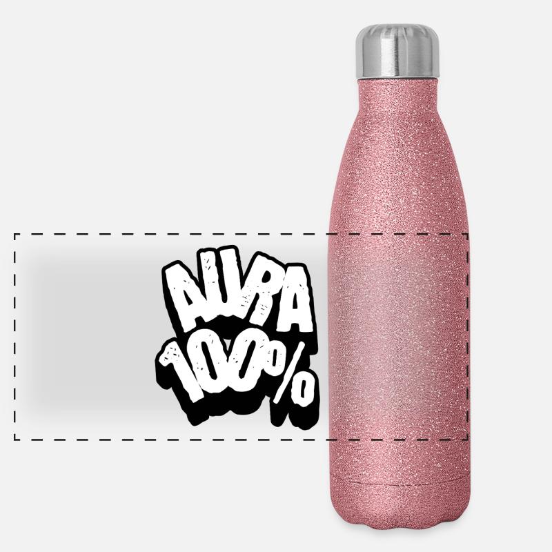Aura 100% Panoramic Glitter Thermal Bottle 500 ml
