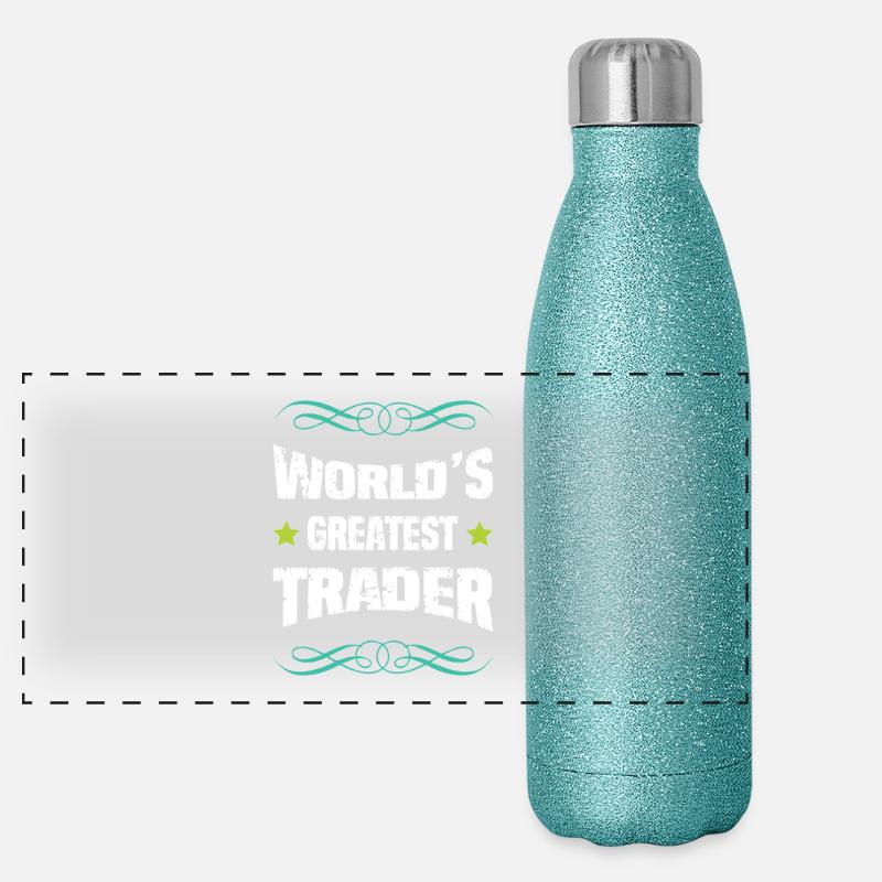 World's Best Trader Panoramic Glitter Thermal Bottle 500 ml