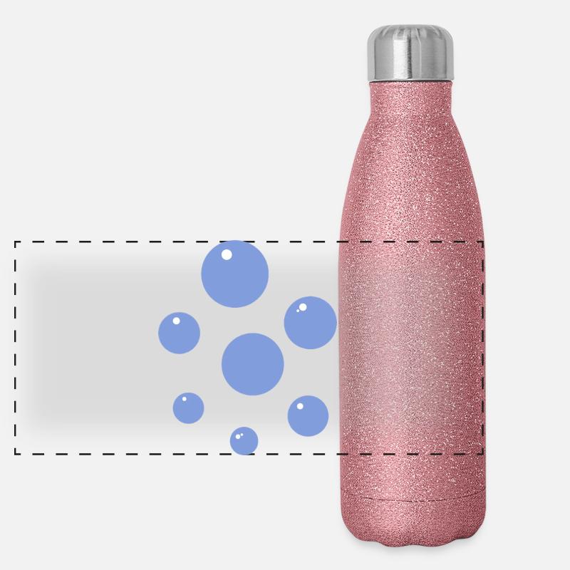 Blase Panorama Glitzer Isolierflasche 500 ml
