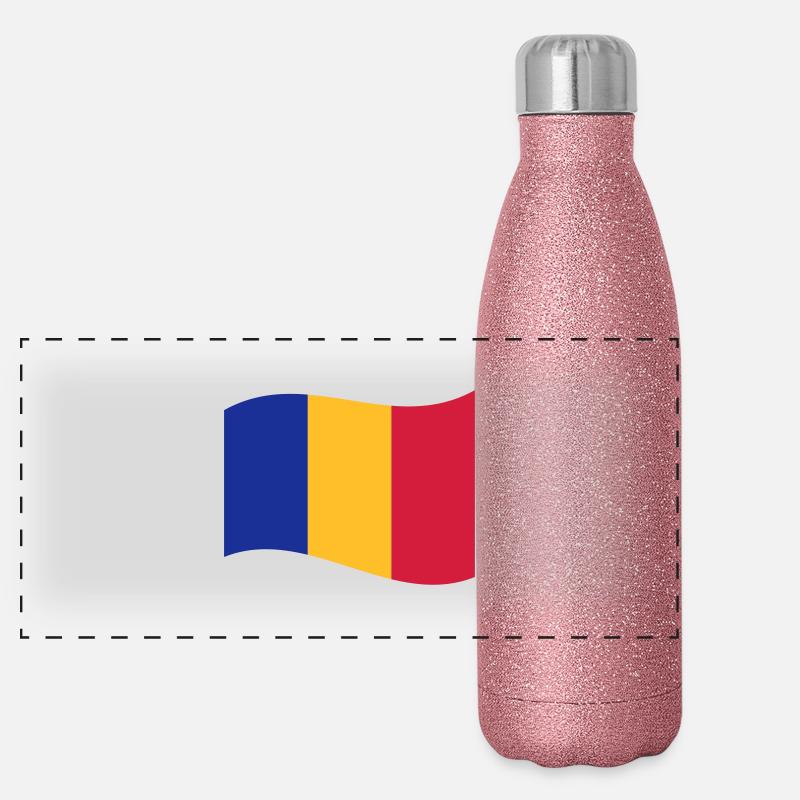 romania Gourde isotherme panoramique pailletée 500 ml