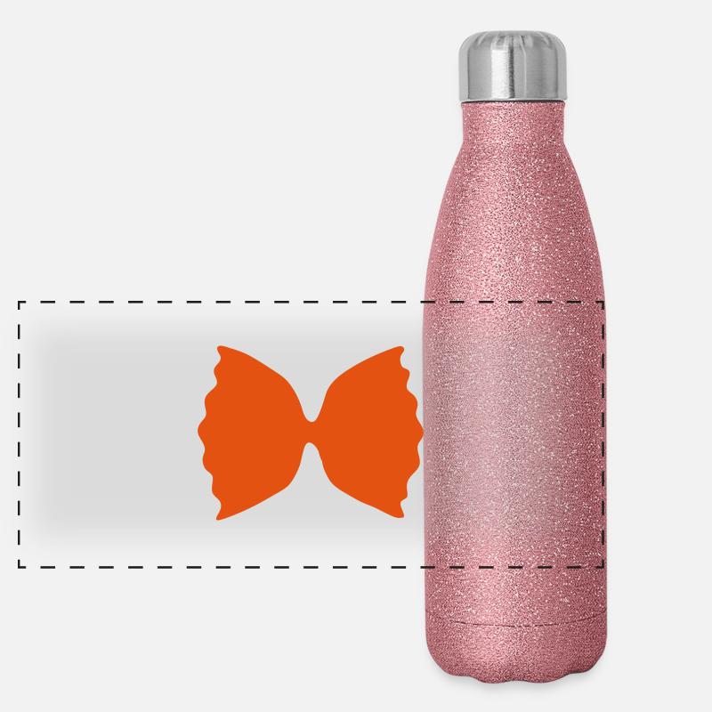 pate farfalle 2702 Gourde isotherme panoramique pailletée 500 ml