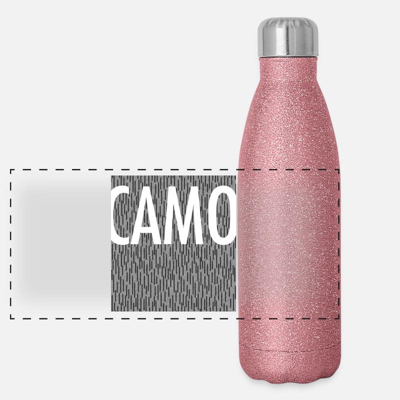 Camo Gourde isotherme panoramique pailletée 500 ml