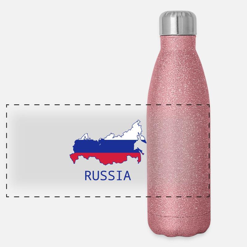 russia_1 Gourde isotherme panoramique pailletée 500 ml