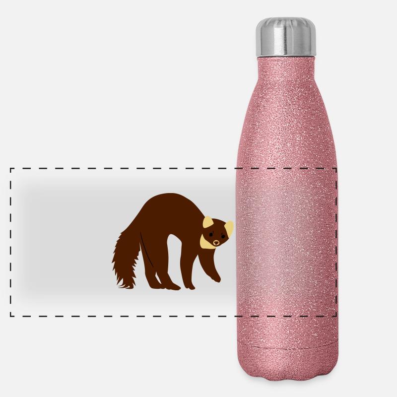 marder Panorama Glitzer Isolierflasche 500 ml