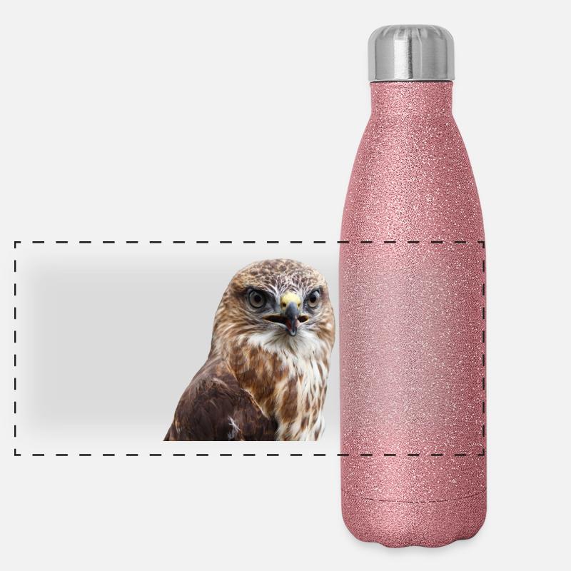 adler eagle buzzard Panoramic Glitter Thermal Bottle 500 ml