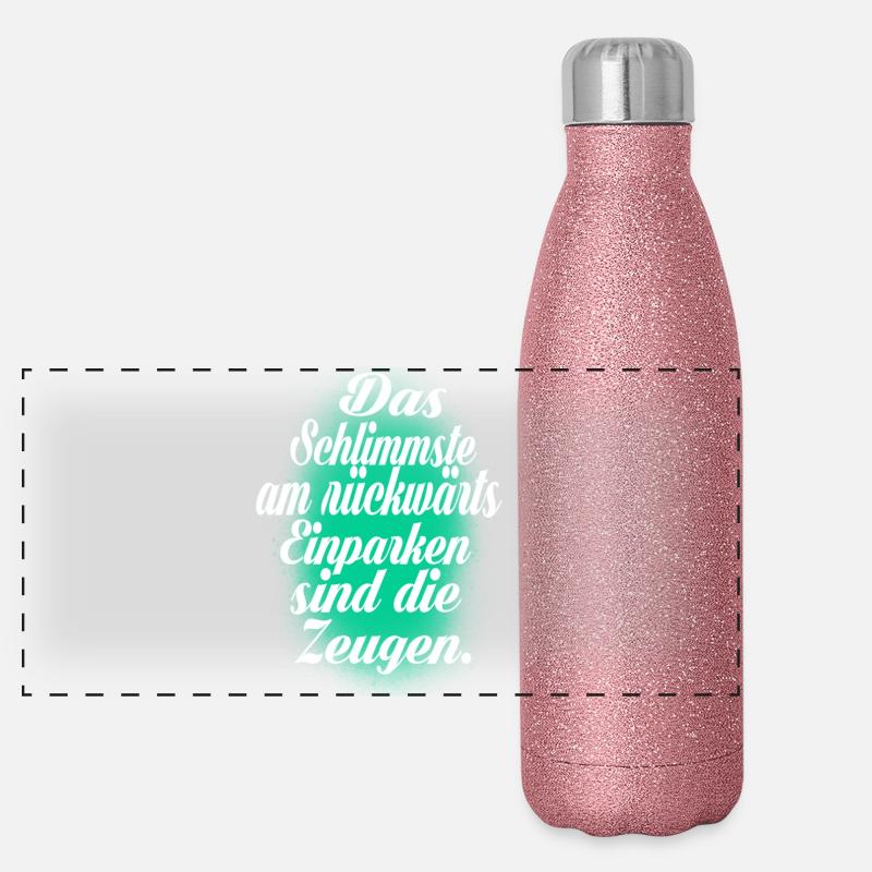 Parking Panoramic Glitter Thermal Bottle 500 ml
