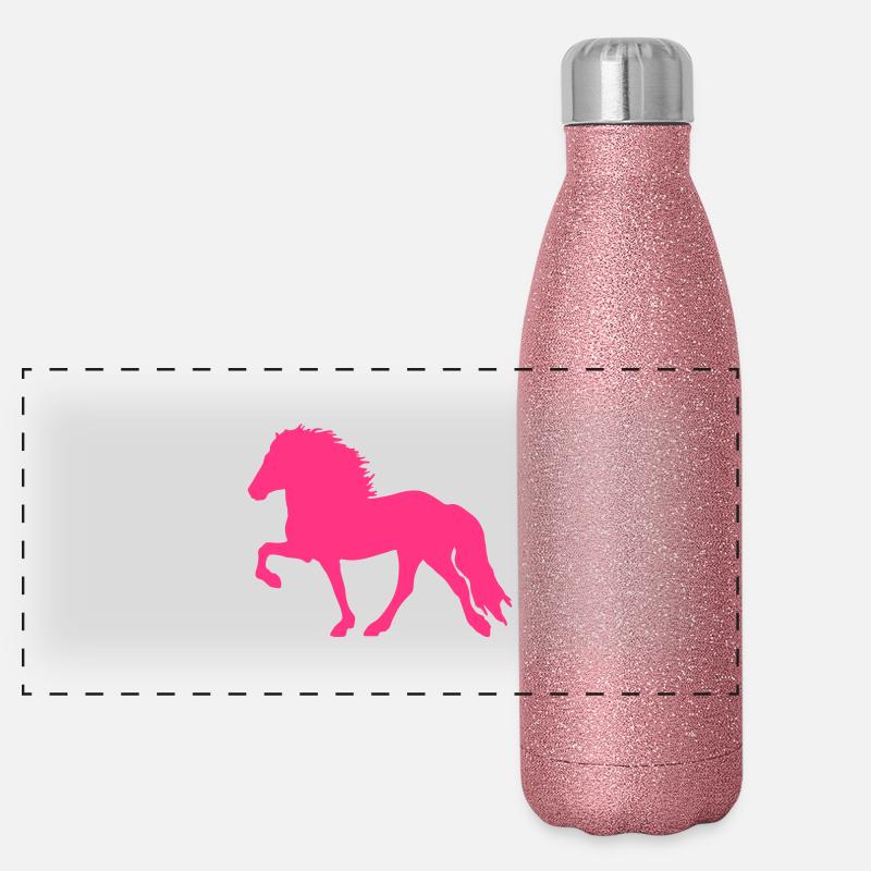 Tölter Panorama Glitzer Isolierflasche 500 ml