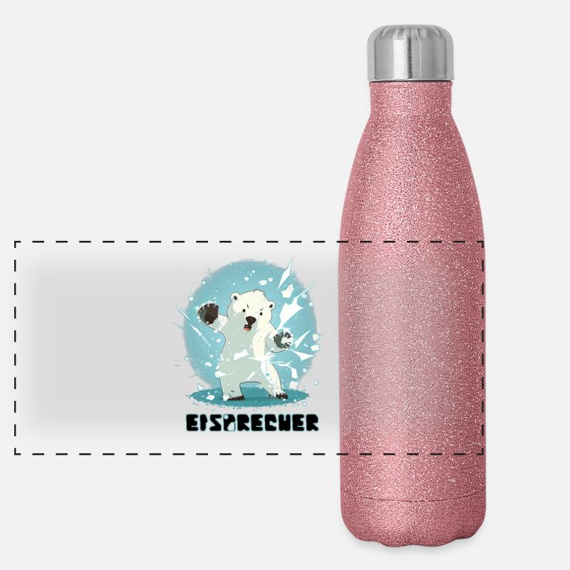 Eisbrecher Panorama Glitzer Isolierflasche 500 ml