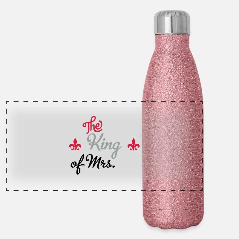 hochzeit Panorama Glitzer Isolierflasche 500 ml