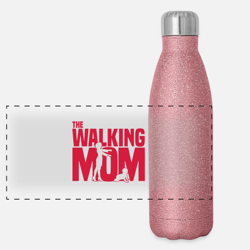 the walking mom Panorama Glitzer Isolierflasche 500 ml