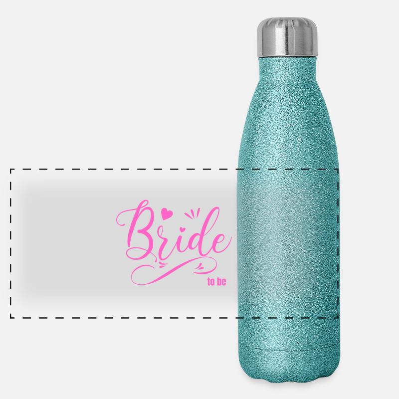 Future mariée Gourde isotherme panoramique pailletée 500 ml