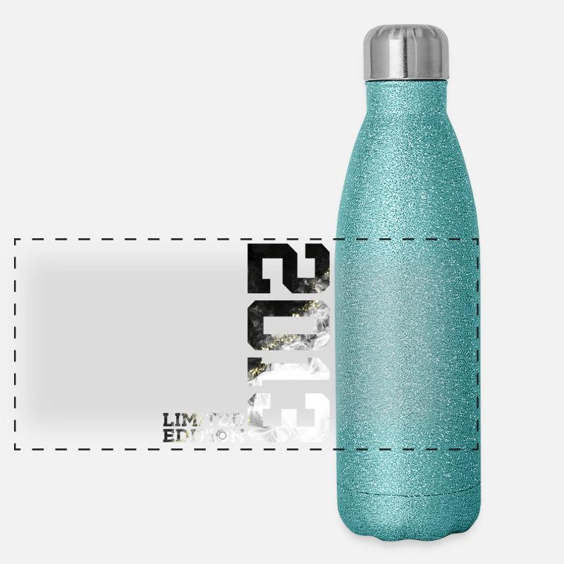 LIMITED EDITION 2013 COOL 13. GEBURTSTAG Panorama Glitzer Isolierflasche 500 ml