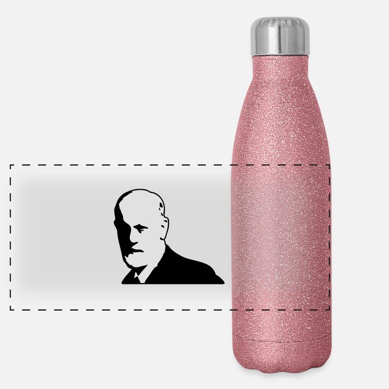 Sigmund Freud Panorama Glitzer Isolierflasche 500 ml