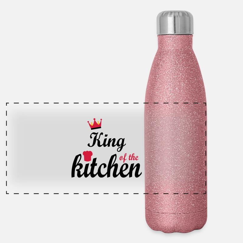 kochen Panorama Glitzer Isolierflasche 500 ml