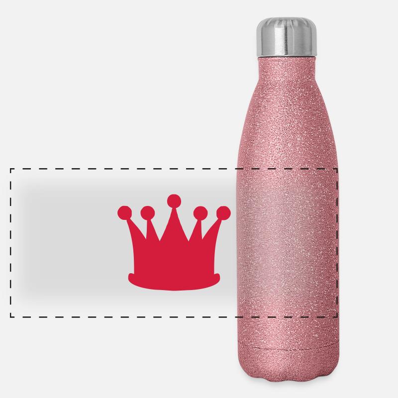 couronne Gourde isotherme panoramique pailletée 500 ml