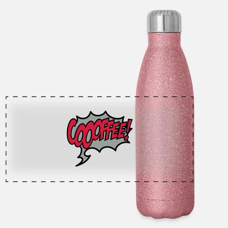coffee Gourde isotherme panoramique pailletée 500 ml