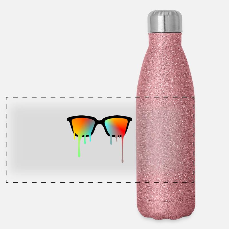 Sonnenbrille Panorama Glitzer Isolierflasche 500 ml