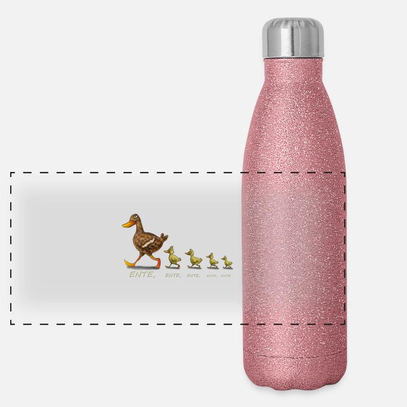 Ente Panorama Glitzer Isolierflasche 500 ml