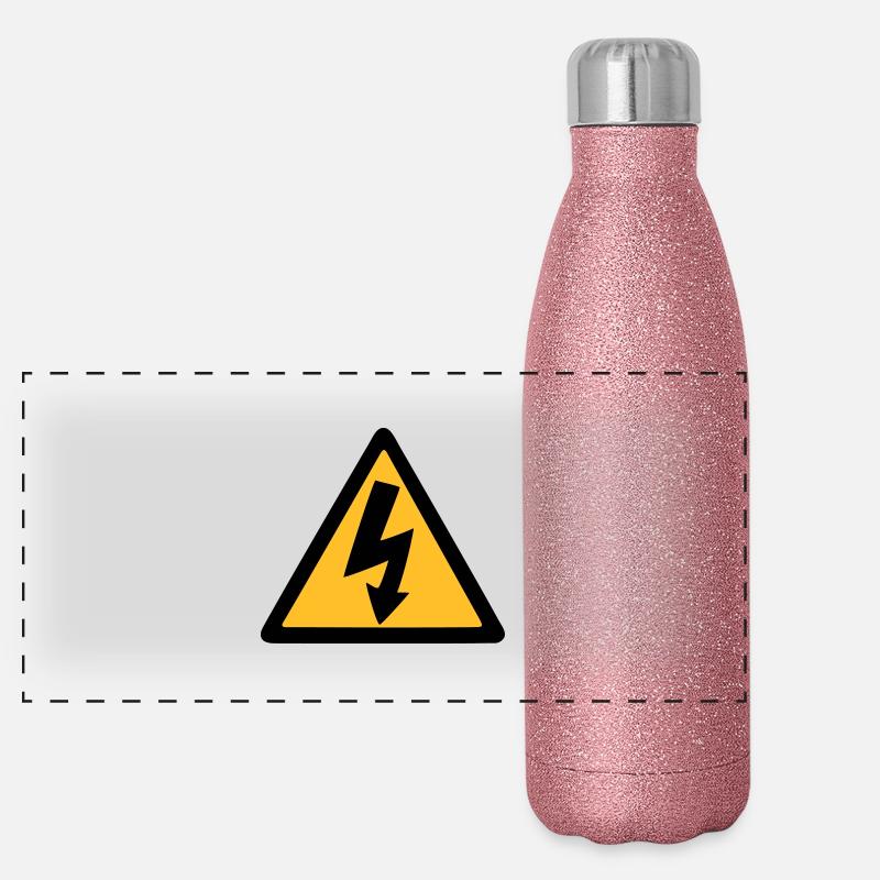 Elektriker Panorama Glitzer Isolierflasche 500 ml
