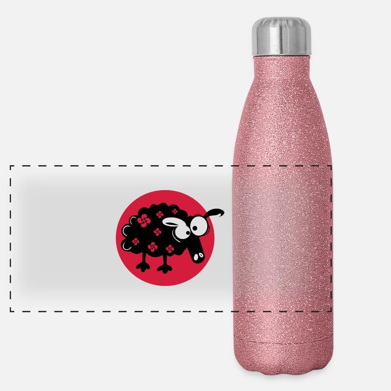 Mouton Euskadi Gourde isotherme panoramique pailletée 500 ml