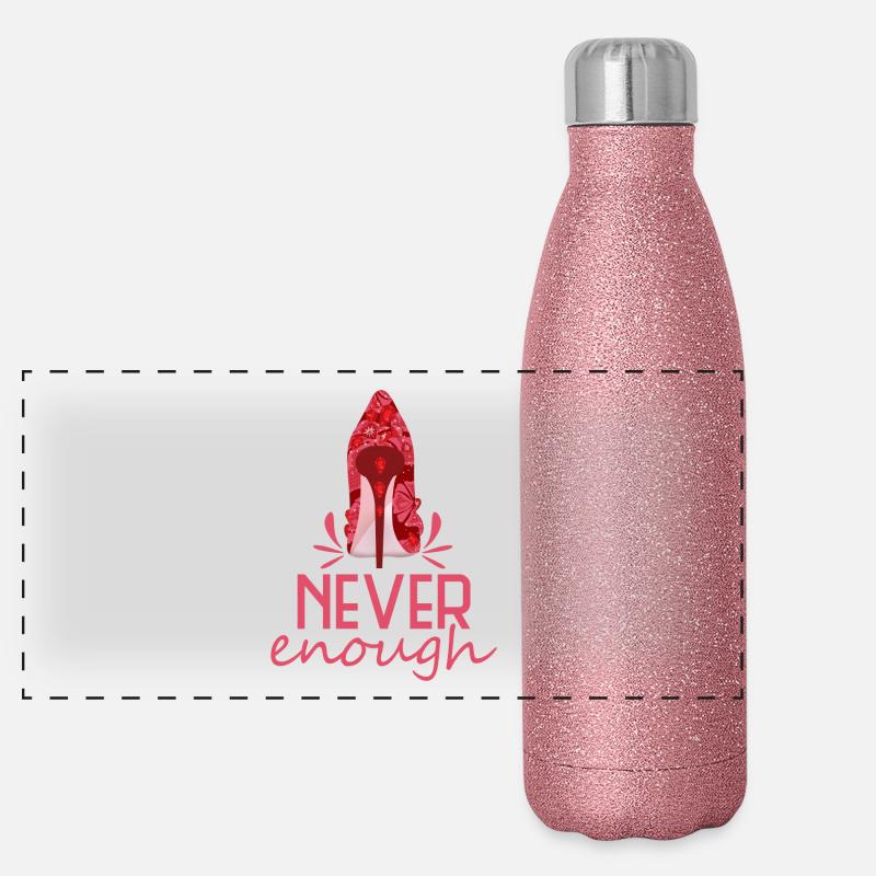 neverenoughtime highheel Gourde isotherme panoramique pailletée 500 ml