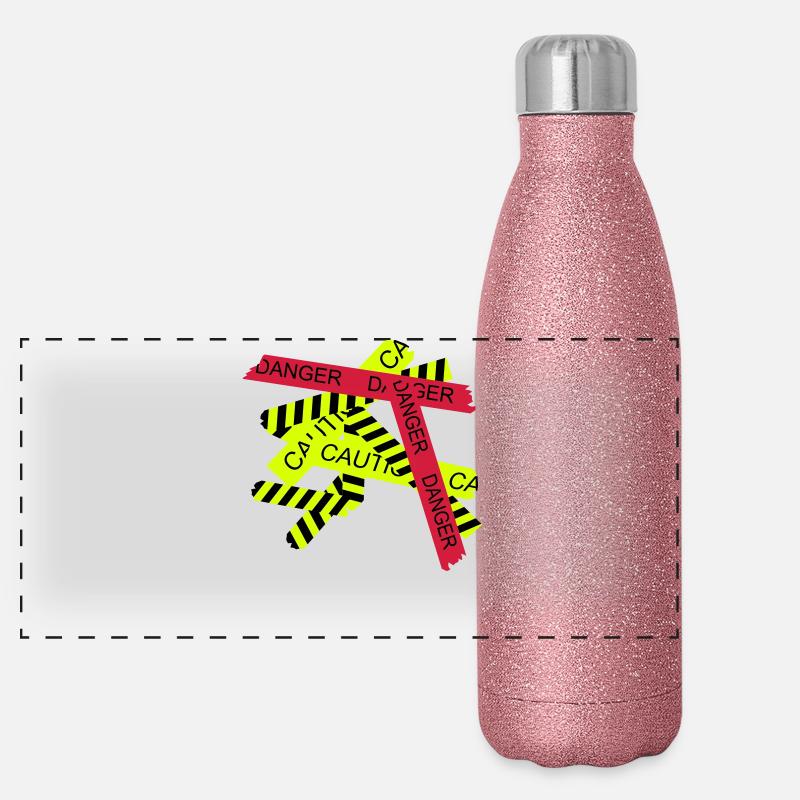 danger Panoramic Glitter Thermal Bottle 500 ml