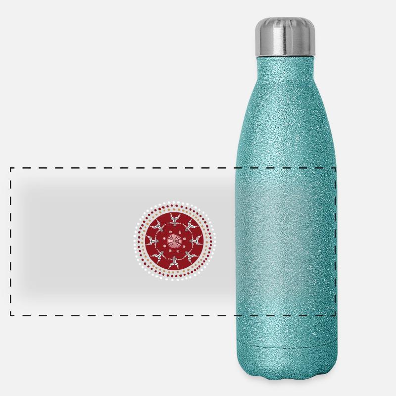 Aborigene43 Gourde isotherme panoramique pailletée 500 ml