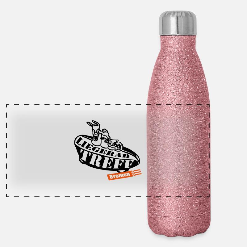 Bremer Liegeradtreff Panorama Glitzer Isolierflasche 500 ml