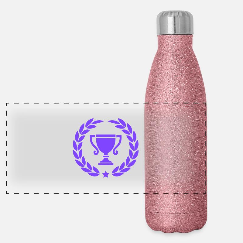 Cup laurel wreath Panoramic Glitter Thermal Bottle 500 ml