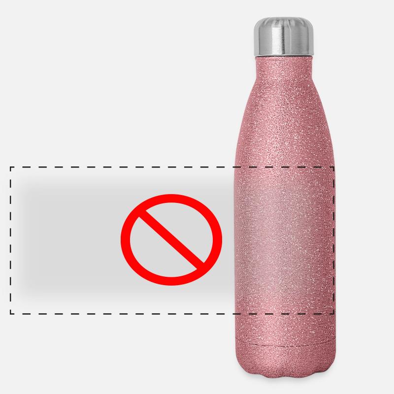 Verboten ! Panorama Glitzer Isolierflasche 500 ml