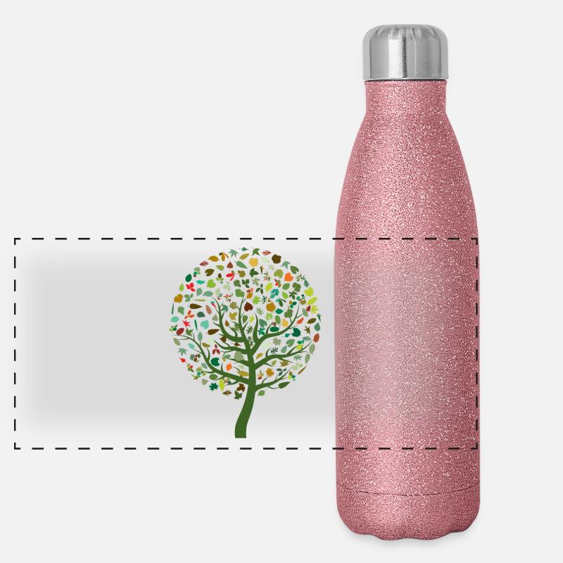 nature Panoramic Glitter Thermal Bottle 500 ml