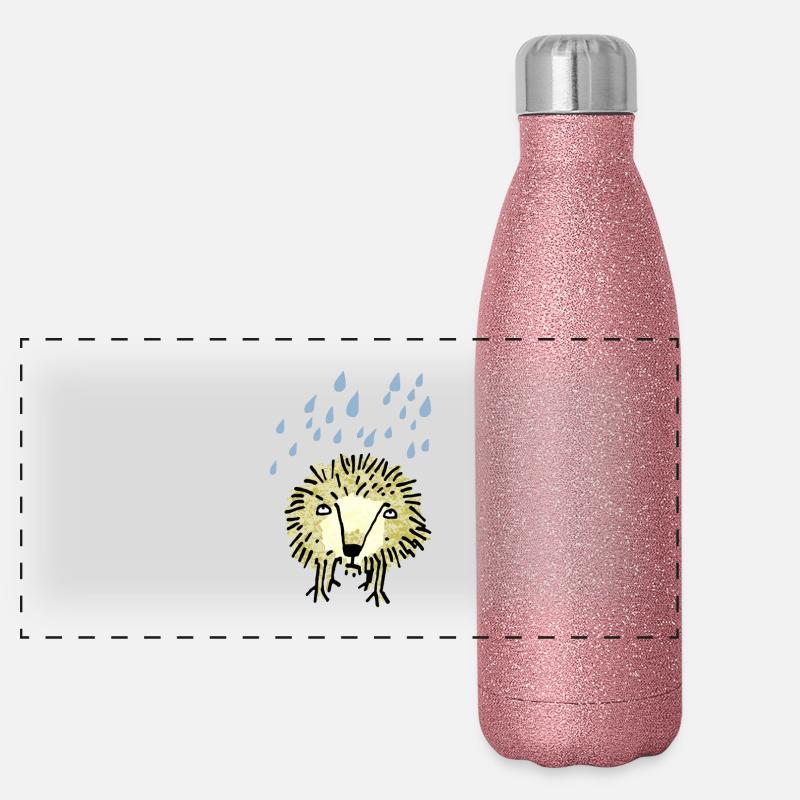 Hedgehog Panoramic Glitter Thermal Bottle 500 ml