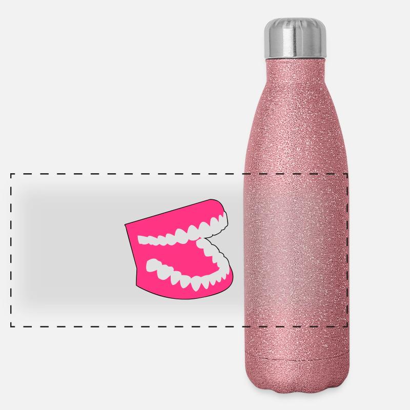 Teeth Panoramic Glitter Thermal Bottle 500 ml