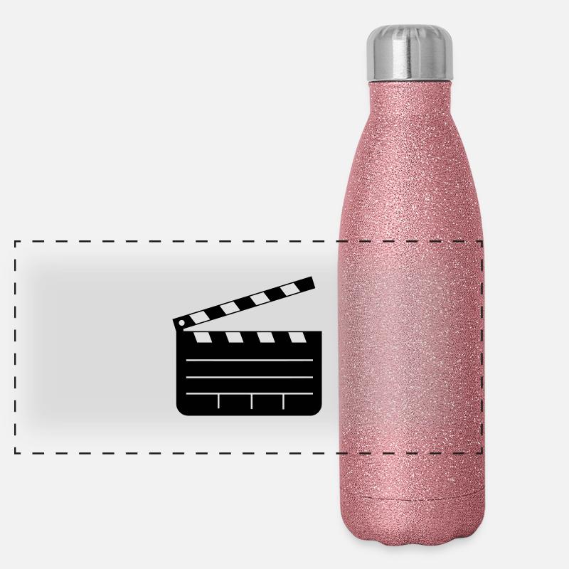 Clapperboard Panoramic Glitter Thermal Bottle 500 ml