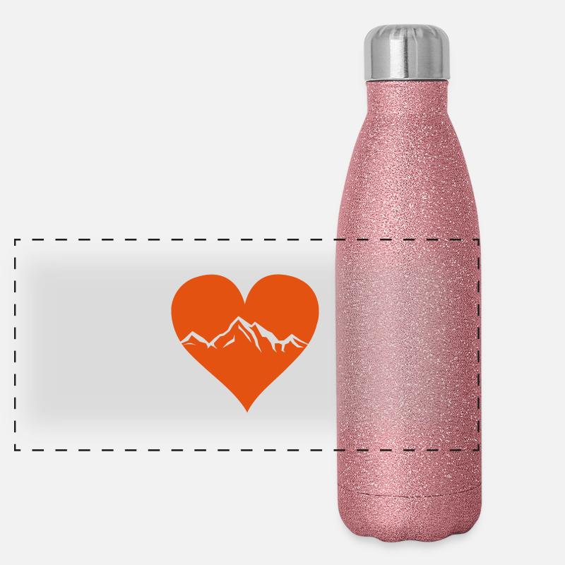 berge_herz Panoramic Glitter Thermal Bottle 500 ml