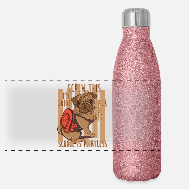 Screw this Panoramic Glitter Thermal Bottle 500 ml