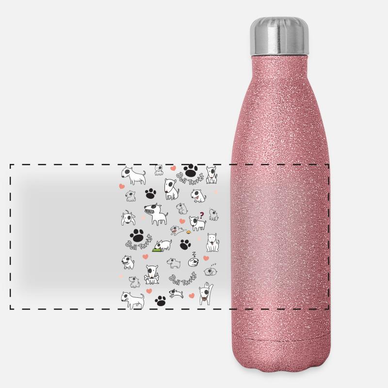 multi bull Panorama Glitzer Isolierflasche 500 ml