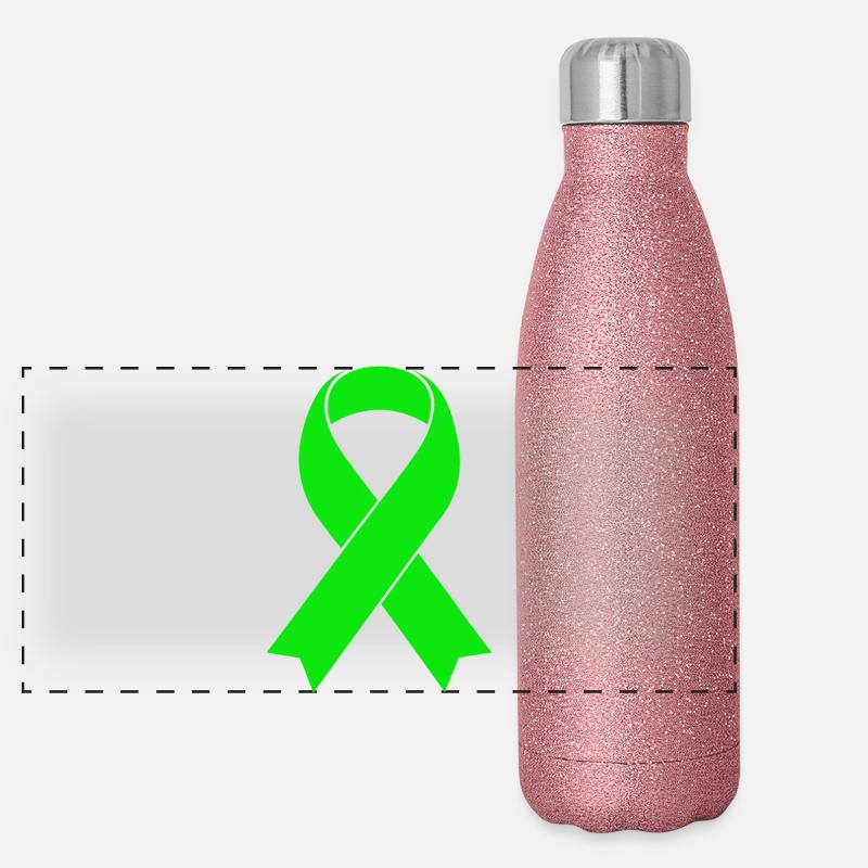 Ruban de sensibilisation Gourde isotherme panoramique pailletée 500 ml