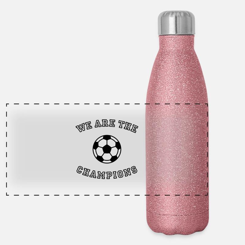 We are the champions (2C) Panorama Glitzer Isolierflasche 500 ml