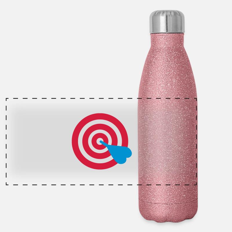 Jeu de fléchettes Gourde isotherme panoramique pailletée 500 ml