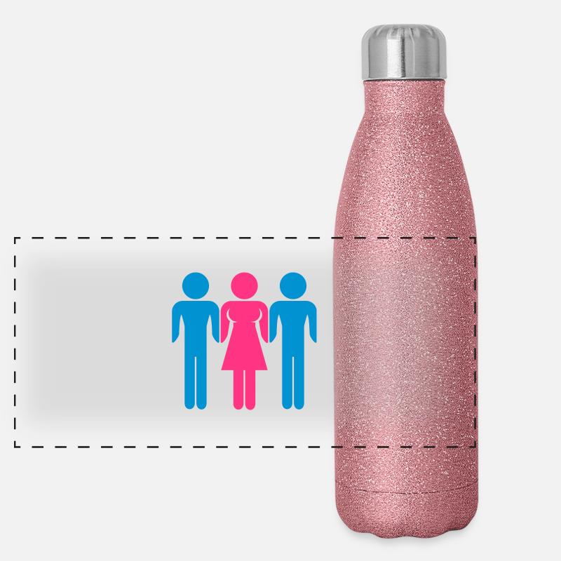 Two Man Panorama Glitzer Isolierflasche 500 ml