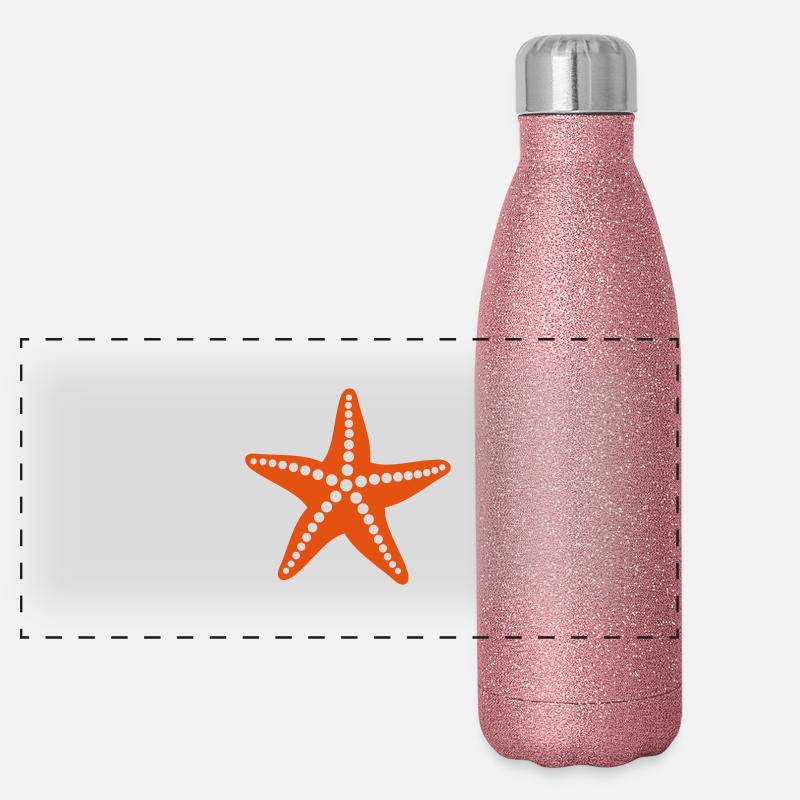 Starfish Panoramic Glitter Thermal Bottle 500 ml