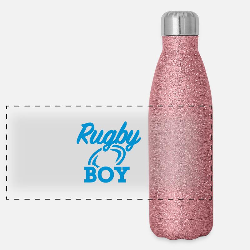 Rugby Gourde isotherme panoramique pailletée 500 ml