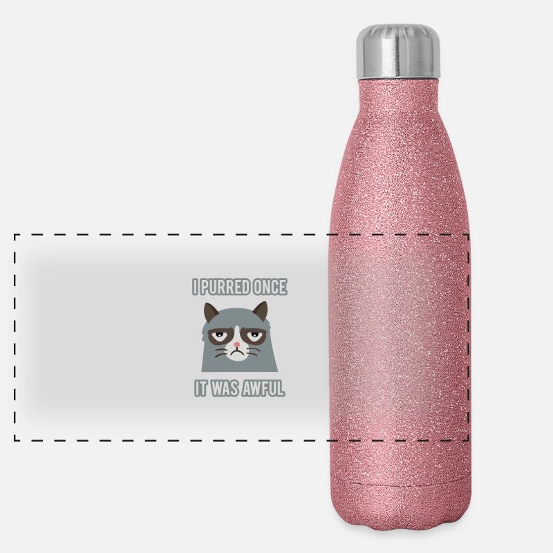 Grumpy Cat Panoramic Glitter Thermal Bottle 500 ml